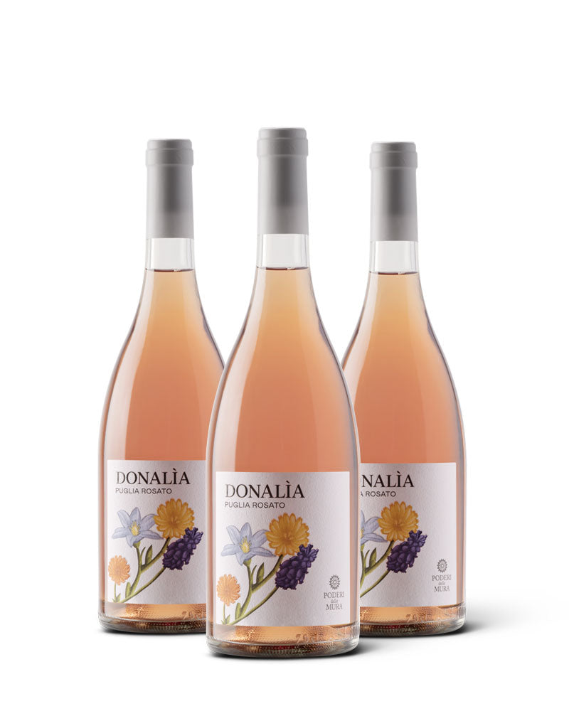 Box 3 Bottiglie <b>DONALÌA</b> - Vino Rosato Primitivo Puglia IGP 2025