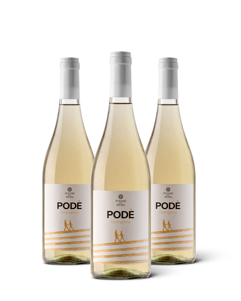 Box 3 bottiglie PODÈ – Vino Bianco Falanghina Puglia IGP 2025 Immagine principale del prodotto